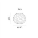 Artemide Meteorite 15 Wall lamp / ceiling lamp