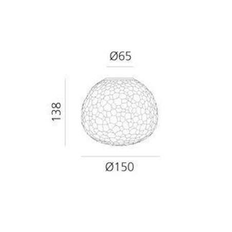 Artemide Meteorite 15 Wall lamp / ceiling lamp