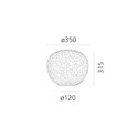Artemide Meteorite 35 Table lamp