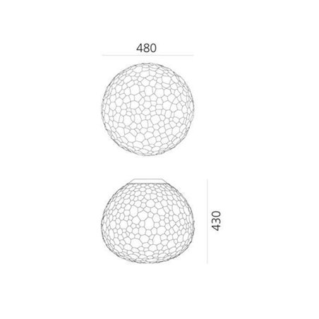 Artemide Meteorite 48 ceiling lamp