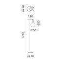 Artemide nh 22 Floor lamp