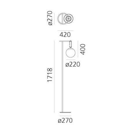 Artemide nh 22 Floor lamp