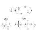 Artemide nh S5 Elliptic suspended lamp