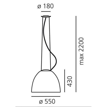 Artemide Nur suspended lamp