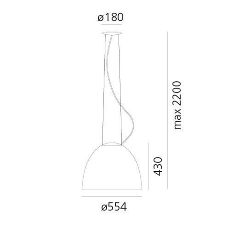 Artemide Nur Led suspended lamp