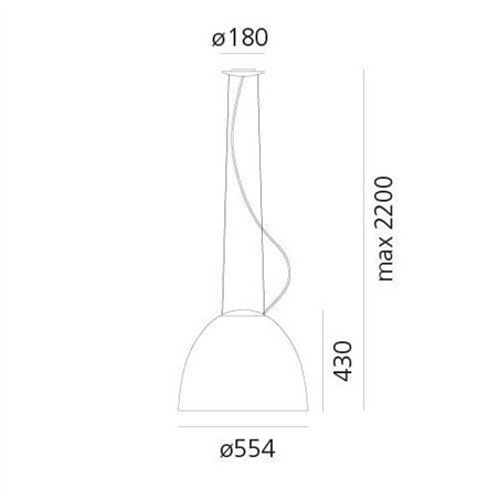 Artemide Nur Led suspended lamp