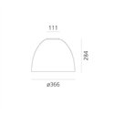 Artemide Nur Mini Gloss Led ceiling lamp