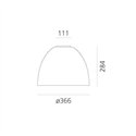 Artemide Nur Mini Led ceiling lamp
