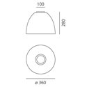 Artemide Nur Mini ceiling lamp