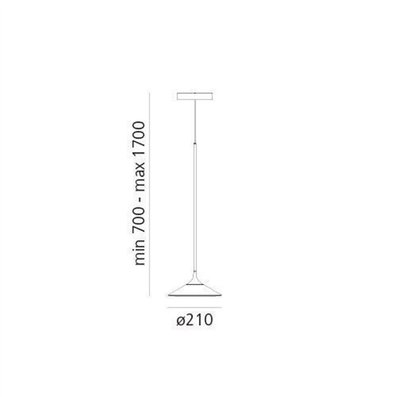 Artemide Orsa 21 suspended lamp