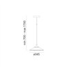Artemide Orsa 35 suspended lamp