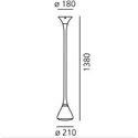 Artemide Pipe Led suspended lamp