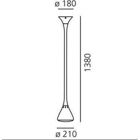 Artemide Pipe Led suspended lamp