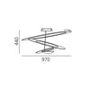 Artemide Pirce ceiling lamp