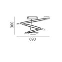 Artemide Pirce Mini ceiling lamp