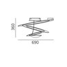 Artemide Pirce Mini ceiling lamp