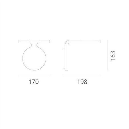 Artemide Rea 17 Wall lamp