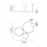 Artemide Ripple Cluster 3 suspended lamp
