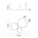 Artemide Ripple Cluster 3 suspended lamp