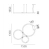 Artemide Ripple Cluster 3 Hängelampe