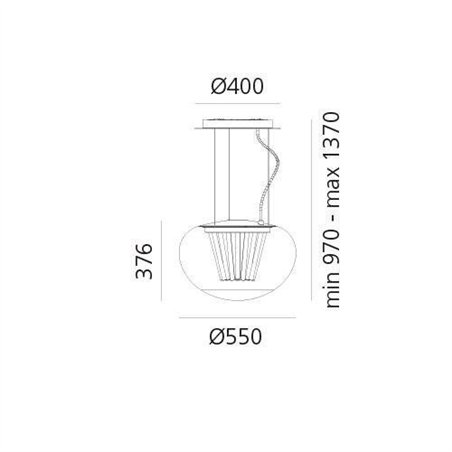 Artemide Spectral Light suspended lamp