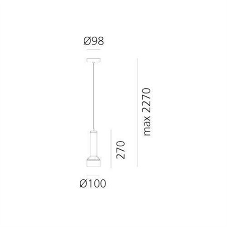 Artemide Stablight "B" suspended lamp