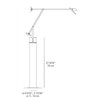 Artemide Tizio, Tizio Led Floor lamp Basis