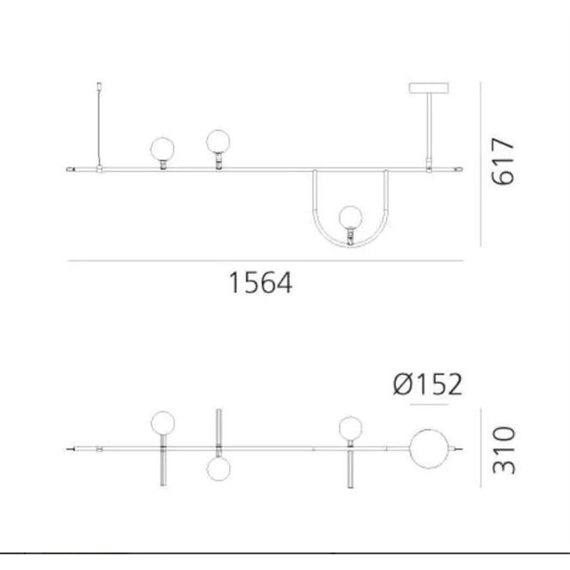Artemide Yanzi SC1 suspended lamp