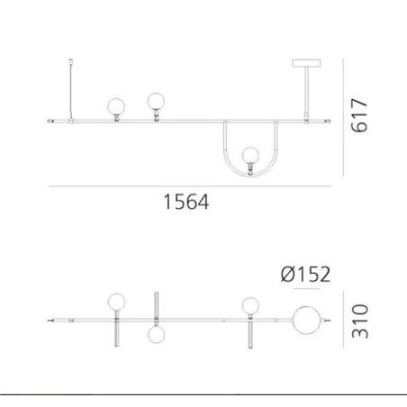 Artemide Yanzi SC1 suspended lamp