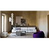 Artemide fabric 53 + metal hoops inox