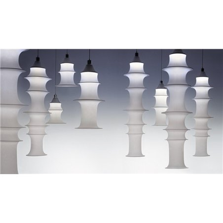 Artemide freproof fabric 85 + metal hoops inox