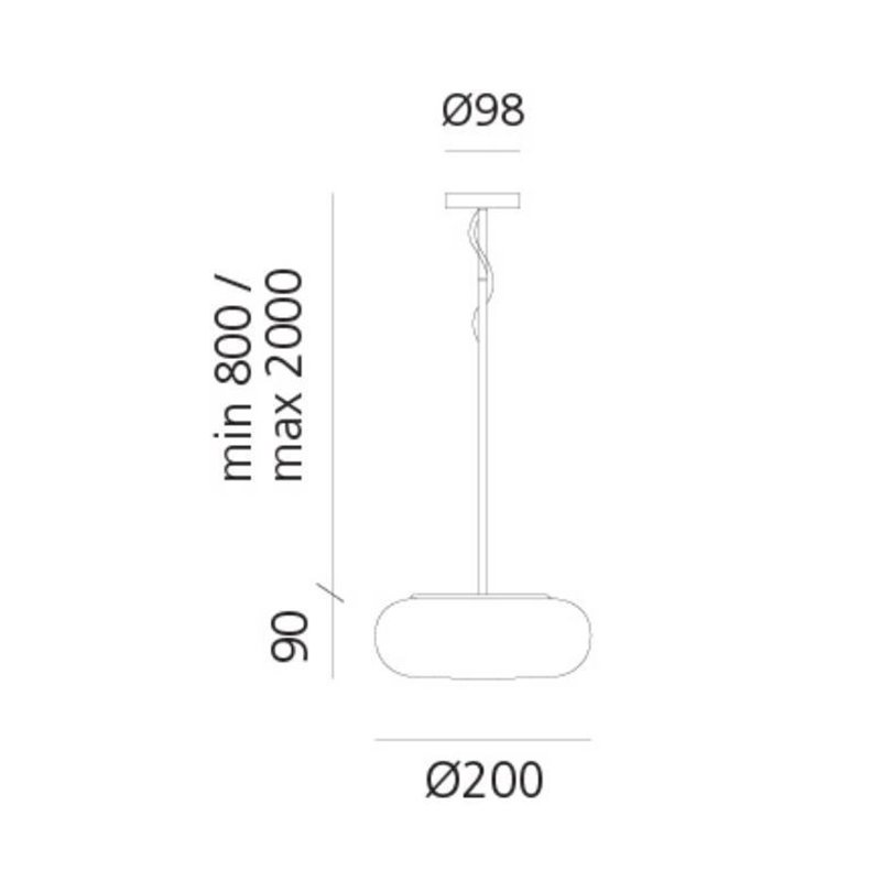 Artemide Itka 20 suspended lamp