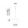 Artemide Itka 20 suspended lamp