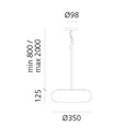 Artemide Itka 35 suspended lamp