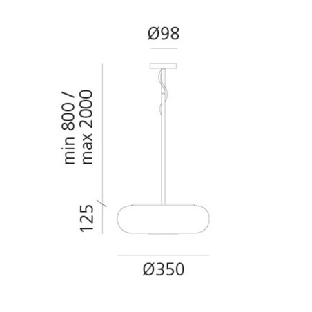 Artemide Itka 35 suspended lamp