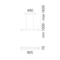 Artemide Talo Led 150 S Led suspended lamp
