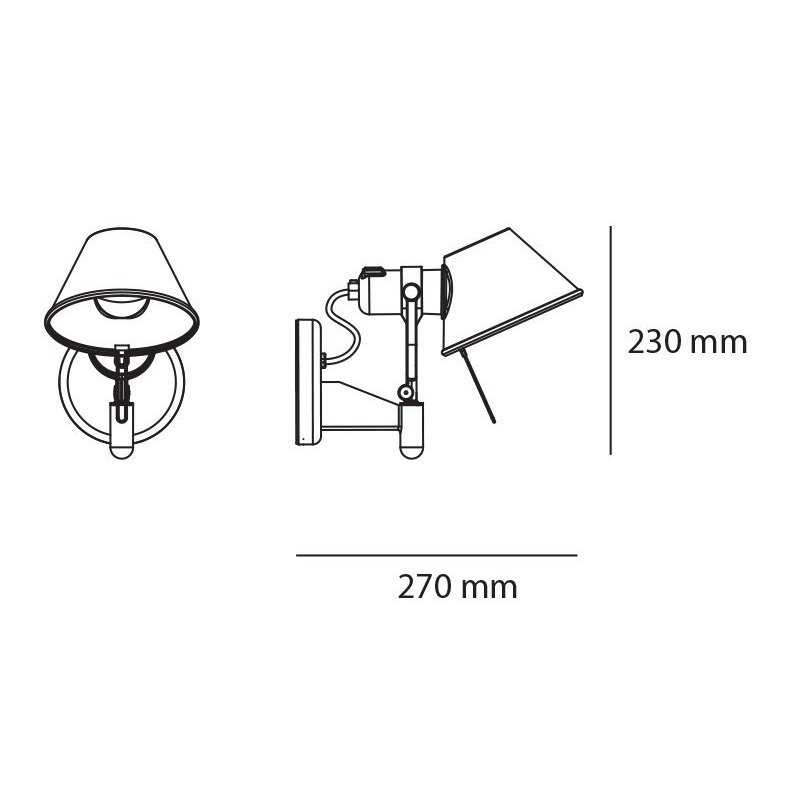Artemide Tolomeo Faretto Led Wall