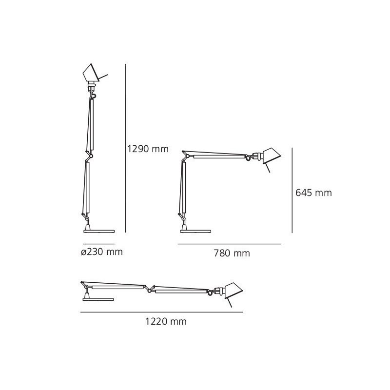 Artemide Tolomeo Led Body