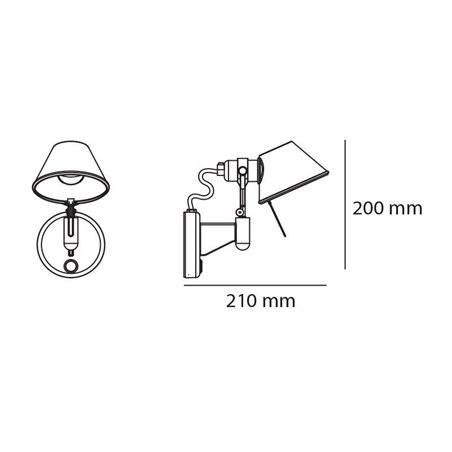 Artemide Tolomeo Micro Faretto ON/OFF