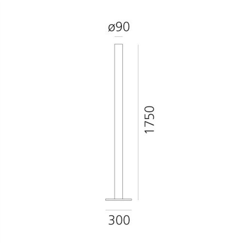 Artemide Ilio White Integralis floor lamp