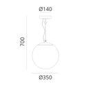 Artemide Nh 35 Ceiling ceiling lamp