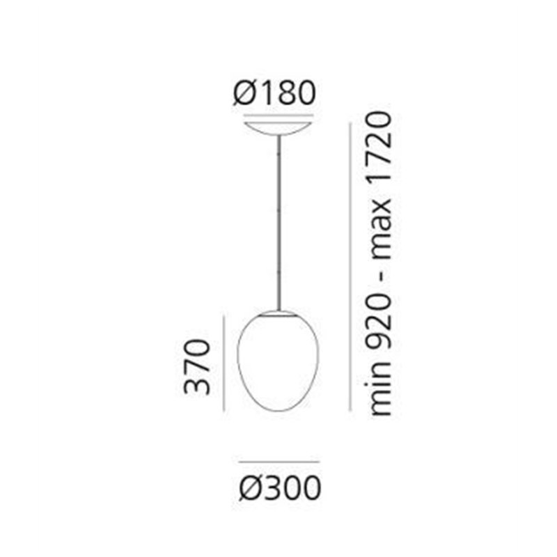 Artemide Stellar Nebula Medium Hängelampe