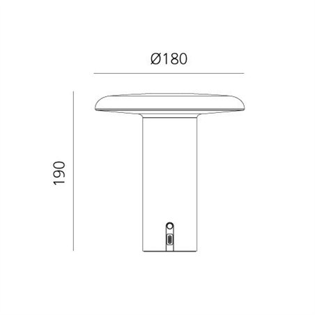 Artemide Takku table lamp