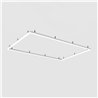 Artemide Alphabet Of Light Rectangular Semi-Recessed Ceiling lamp / Wall lamp