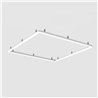 Artemide Alphabet Of Light Square 180 Semi-Recessed Ceiling lamp / Wall lamp