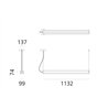 Artemide Dreispitz - 2 Diffused Emission - 120 - Horizontal  Hängelampe