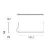 Artemide Dreispitz - 1 Controlled Emission - 150 - Horizontal  Hängelampe