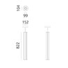 Artemide Dreispitz - 3 Diffused Emission - 90 - Vertical  Hängelampe