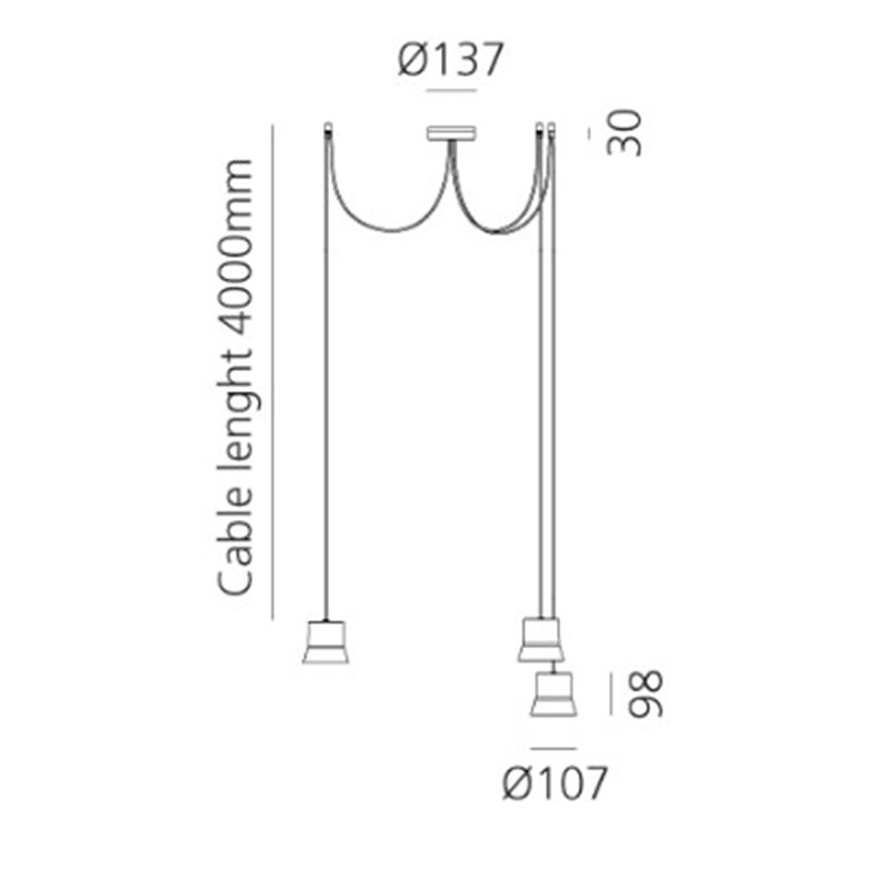 Artemide Gio Light Cluster Hängelampe