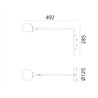 Artemide Ixa Wandlampe